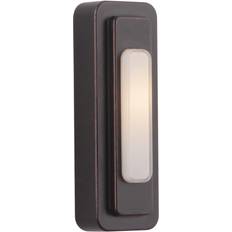 Electrical Accessories Craftmade Pb5002 3-2/5 Tall Lighted Pushbutton Doorbell Bronze