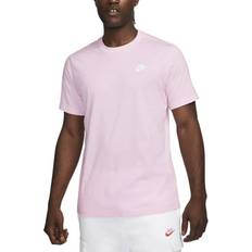 Nike Sportswear Club Men's T-shirt - Pink Foam/White