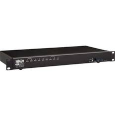 KVM Switches Tripp Lite 8-Port Rackmount KVM/USB Switch with On-Screen Display Steel PS/2 1U