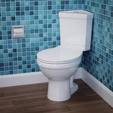 Toilets Renovators Supply Corner Bathroom Toilet 2 Piece Round Dual Flush Watersense ADA Porcelain Toilet