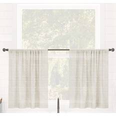 Curtains & Accessories Clean Window Aya Textured Slub Stripe