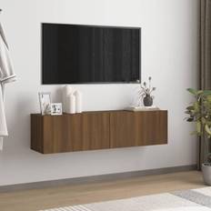 30.0 cm Wandkasten vidaXL Tv-Wandmeubel 120 x 30 x 30 cm Bruin