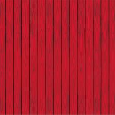 Party Decorations Barn Siding Backdrop Red/Black