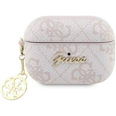 Headphone Accessories Guess 4G Charm Collection Case Airpods Pro 2 Pink