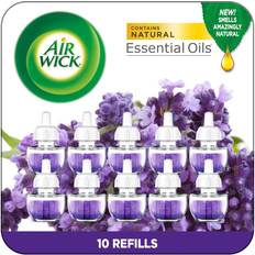 Aroma Oils Air Wick Essential Oils Scented Oil Refill, Lavender & Chamomile, 0.67 fl. oz. 10/Pack (01919) Transparent