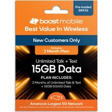 Uncategorized Boost Mobile Preloaded SIM Card (15GB) Data 3 Month