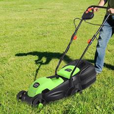 Best Mains Powered Mowers Costway 12 Amp 14-Inch Bag Mains Powered Mower