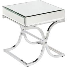 Silver Small Tables Southern Enterprises 22.25" Clear Small Table