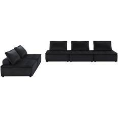 Lilola Home Anna Collection 81402-5C Sofa 120" 5pcs 5 Seater