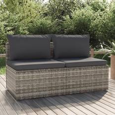 Synthetic Rattan Outdoor Sofas & Benches vidaXL 2-personers Sofa