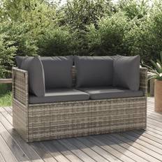 Synthetic Rattan Outdoor Sofas & Benches vidaXL 2-personers Sofa