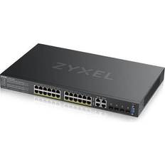 Switches Zyxel GS2220-28HP 24-Port Gigabit Ethernet Layer 2 Managed PoE+ Switch