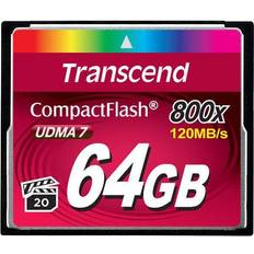 Cf flash Transcend 64gb 800x Cf Memoria Flash