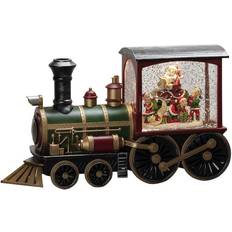 Timer Christmas Lights Konstsmide Water Lantern Train & Santa Christmas Lamp 7.1"