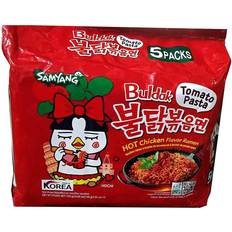 Halal Pasta, Rice & Beans Samyang Spicy Chicken Ramen Tomato Pasta Buldak 140g 5pcs