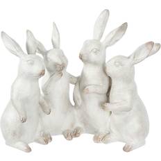 Creative Co-Op Bunny Rabbit Quartet Figurine 20.5cm