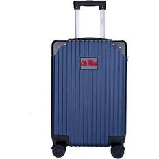 Expandable Cabin Bags Mojo Navy Ole Miss Rebels Premium 21'' Carry-On Hardcase Luggage