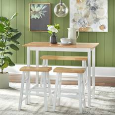 Kitchen table sets Buylateral Simple Galena Farmhouse Dining Set