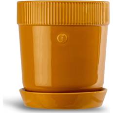 Elise flower pot with saucer