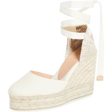 Plateforme Espadrilles Castañer Espadrilles Femme Carina/8ED/001 Beige