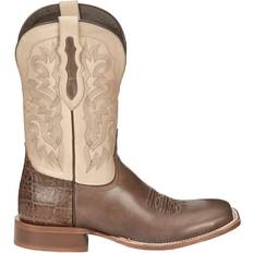 Shoes Tony Lama Jinglebob Square Toe Cowboy Boots Brown