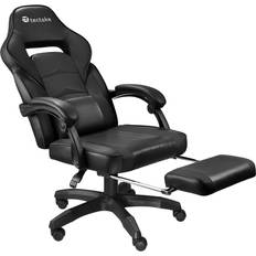 Gaming Chairs tectake Gaming chair Comodo With footrest black/black