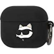 Karl Lagerfeld Accessori per cuffie Karl Lagerfeld Smartphone 'Silicone Choupette AirPods 3' Nero / Bianco