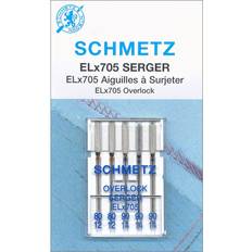 Billiga Symaskiner Schmetz ELx705 Overlock Serger Sewing Machine Needles Sizes 80/12 (2) & 90/14 (3)