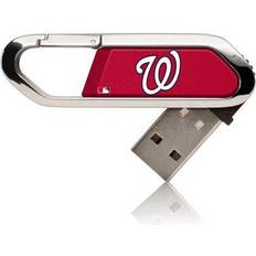 Strategic Printing Washington Nationals 32GB Solid Design Clip USB Flash Drive