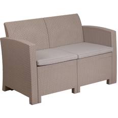 Gray Outdoor Sofas Flash Furniture Seneca Light