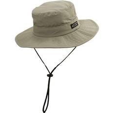 Big-Brim Supplex Safari Hat Men, Medium, Beig/Green