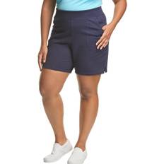 Just My Size Plus Cotton Jersey Shorts - Black