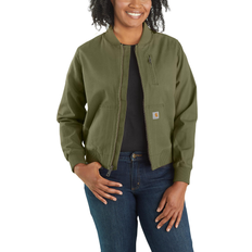 Carhartt Women's Rugged Flex Relaxed Fit Canvas Jacket - Basil