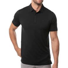 Black Polo Shirts Travismathew Men's The Heater Polo Shirt Black