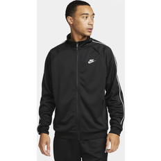 Nike Men's Sportswear Club Full-Zip Track Jacket Black/White