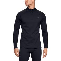 Gray - Men Base Layers Under Armour Men's Base Layer 4.0 1/4 Zip Long Sleeve