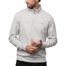 Travismathew Cloud Quarter Zip - Heather Grey