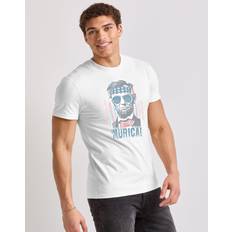 Hanes Mens Short Sleeve Graphic T-shirt - Murica