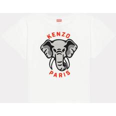 Kenzo Dame T-shirts Kenzo Clic T-Shirt - Hvid