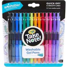 Crayola Take Note Washable Gel Pens 14pcs