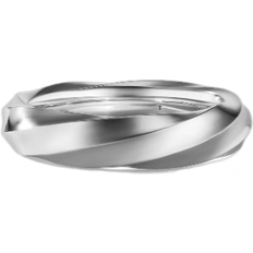 David Yurman Cable Edge Band Ring - Silver