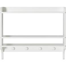 Seaside Bookshelf with Hooks