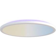 Calex Smart Halo Silver Ceiling Flush Light 40.2cm