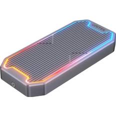  USB-C M.2 SSD NVME/SATA, 10GB RGB