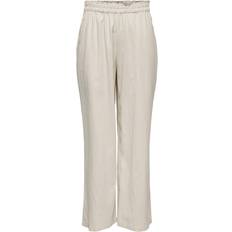 Only Bruxelles Straight Fit Trousers - Grey/Moonbeam