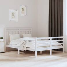 vidaXL Solid Wood Bed Frame 150 x 200 cm