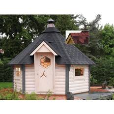 Grillhütten Wolff Finnhaus Finnhaus Grillkota 9 de luxe DS (Gebäudefläche )