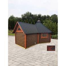 Grillhütten Wolff Finnhaus Finnhaus Grillkota 9 de luxe DS (Gebäudefläche )