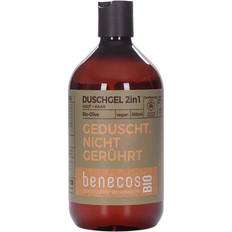 Benecos Duschgel 2in1 BIO-Olive Haut & Haar GEDUSCHT, NICHT GERÜHRT vegan