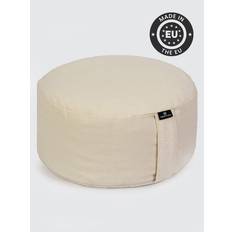 Meditation cushion (Ecru) Yoga Studio Cylinder Meditation Cushion Large